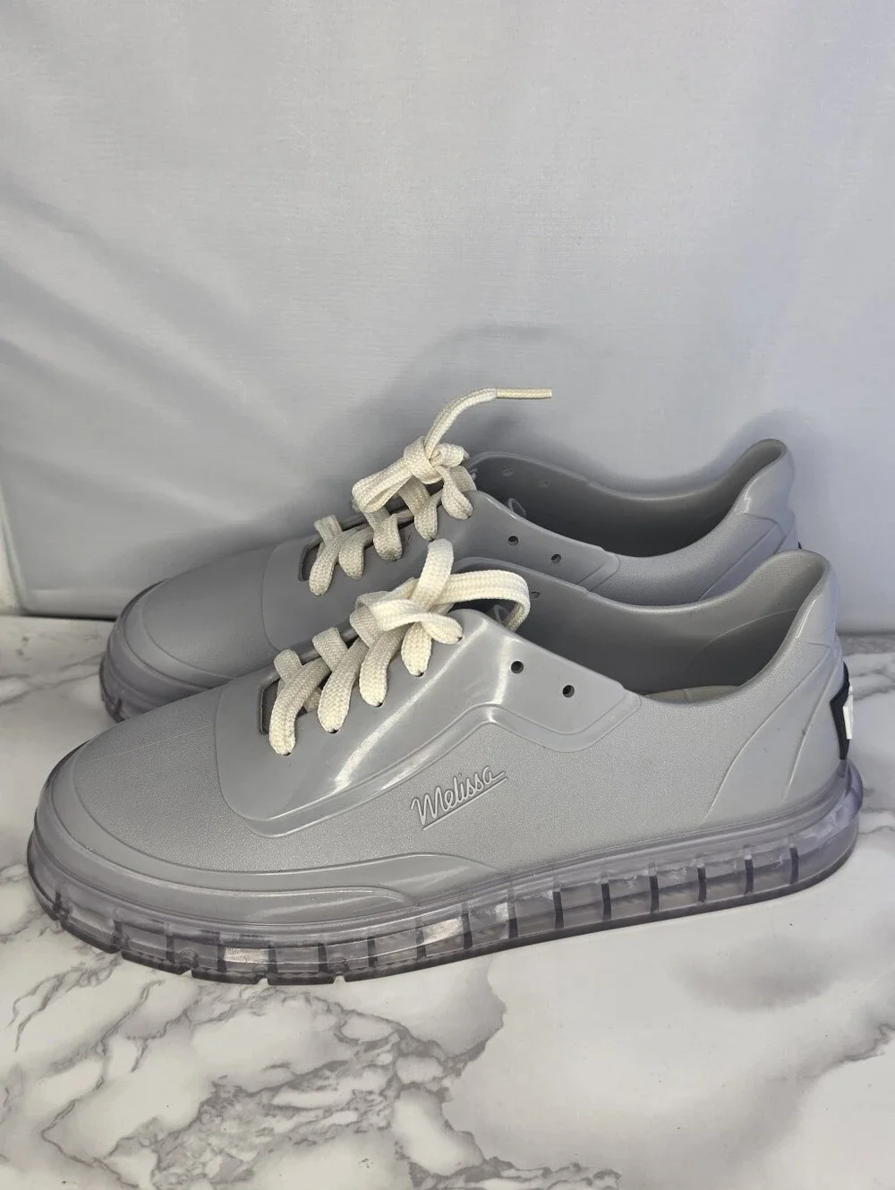 Melissa Classic Sneaker + BT21 shoes in a gray colorway 8